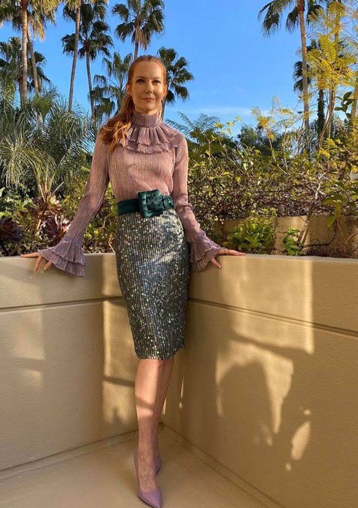 Hello Los Angeles! Netflix Global Press Day, Darby Stanchfield in Sentiments, 2020.